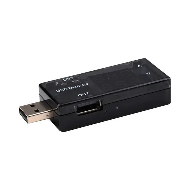 Alt view image 6 of 7 - USB Tester USB Meter Tester Voltage Current Tester USB Battery Checker USB A Voltage Current Voltmeter Amp Volt Ammeter Detector USB Mobile Tester USB Cable Charger Detector LED Display