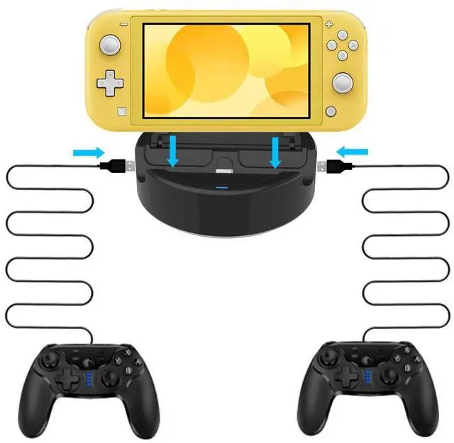 Main image of Charging Dock for Nintendo Switch Lite, Charging Station with 2 USB Ports Compatible with Wired Controllers