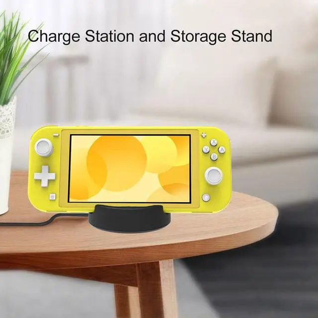 Alt view image 7 of 7 - Charging Dock for Nintendo Switch Lite, Charging Station with 2 USB Ports Compatible with Wired Controllers