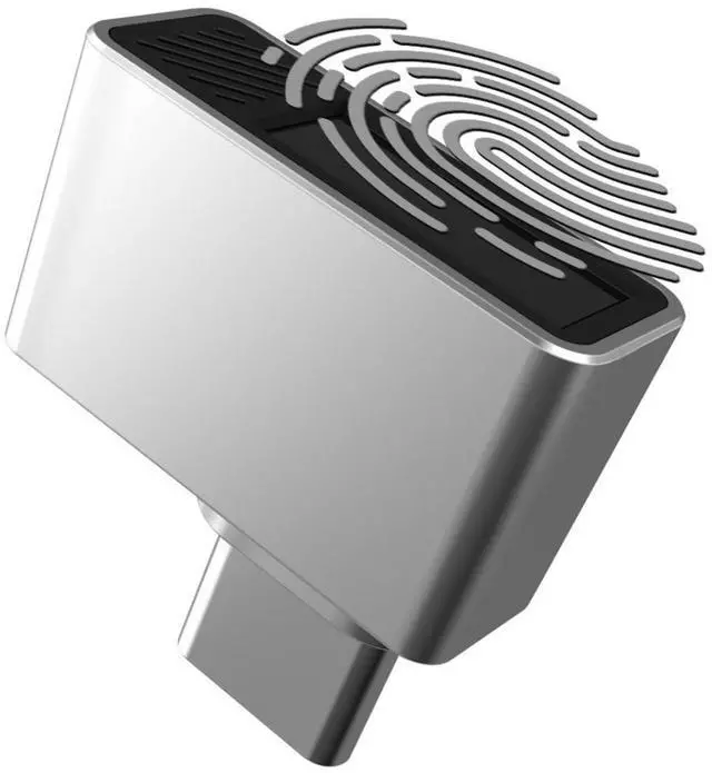 Main image of Nano USB C Fingerprint Reader for Windows 10/11 Hello - USB Type C Security Key Biometric Scanner Sensor Dongle Module for Instant Access, Password-Free Login, Sign-in, Lock, Unlock PC & Laptops