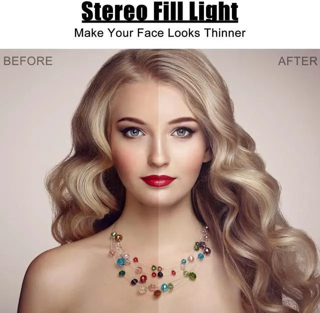 Alt view image 2 of 7 - Ring Light of Pocket-Size: Rechargeable Small Ring Light for Phone, Laptop & Makeup - Perfect for Small & Adults, Portable Selfie Light (White)