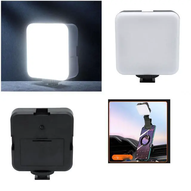 Alt view image 5 of 5 - Selfie Light Clip Replacement LED Head 5600K White Lights 5W Mini Panel with 1/4'' Screw Socket for Portable Fill Light Attachement Camera DSLR Video Photo Phone Tablet Selfie Vlog Laptop