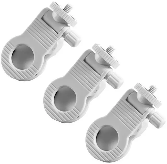 Main image of 3 Pack Selfie Light Clip Replacement with 1/4''-20 Thread Screw Connector Monitor Webcam Mount Clamp Holder for Rechargeable Phone Light Clip Portable Phone Fill Lights Photography Lights