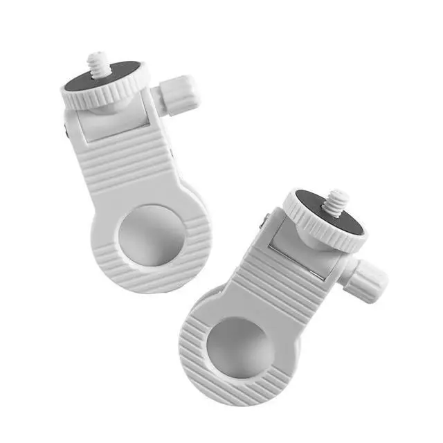 Alt view image 4 of 7 - 3 Pack Selfie Light Clip Replacement with 1/4''-20 Thread Screw Connector Monitor Webcam Mount Clamp Holder for Rechargeable Phone Light Clip Portable Phone Fill Lights Photography Lights
