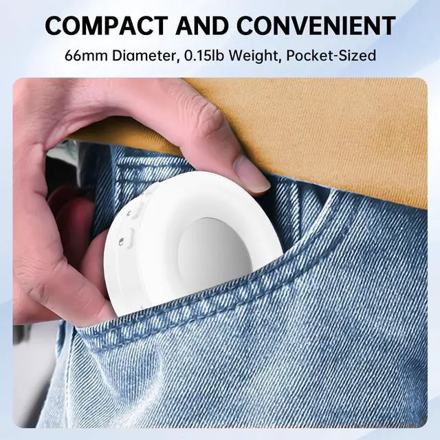 Alt view image 7 of 7 - Magnetic Selfie Light, Phone Selfie Ring Light Compatible with iPhone Magsafe, 3-in-1 Magnetic Beauty Selfie Light for Phones with Mirror for Selfies/Photography/TikTok/Zoom Calls/Video Conference