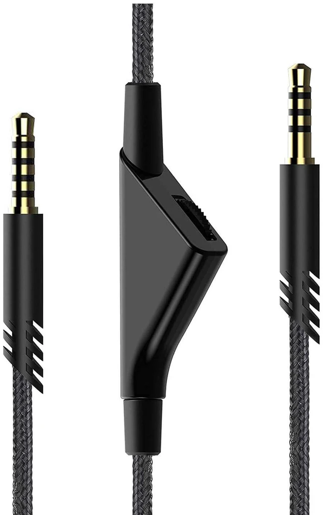 Main image of Replacement for Astro A40 Cord, A10 Headset Cable Braided Wire, 6.5 Feet/2.0 M Volume Control Cable Compatible with Astro A40TR/A40/A10 Gaming Headsets Cord