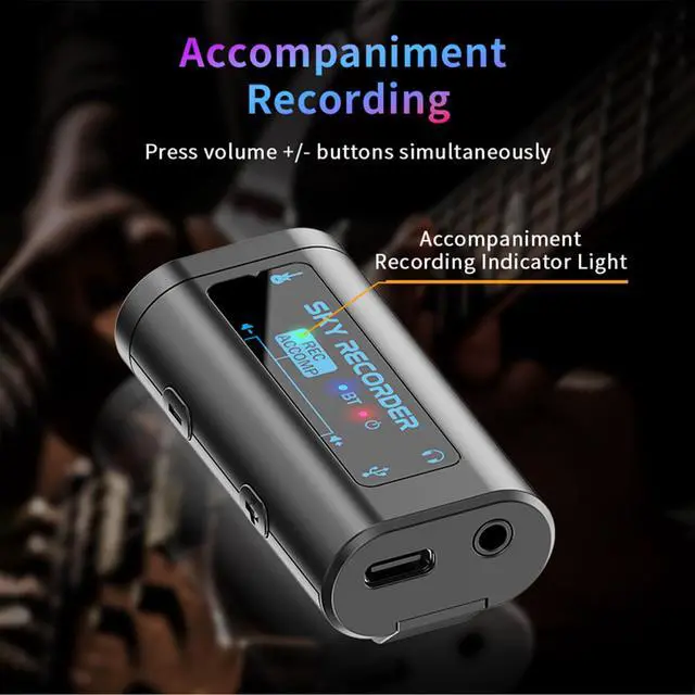 Alt view image 6 of 7 - Audio Interface for Guitar Plug and Play,Portable Internal Recording Sound Card with 48khz 24bit High Definition Audio Output for Live Streaming,Smartphone,Tablets