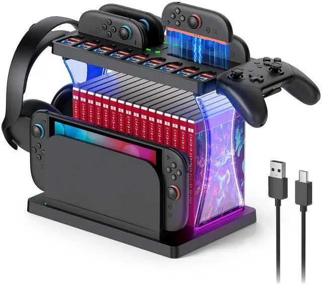 Main image of Switch 2 Accessories Organizer, Charging Dock