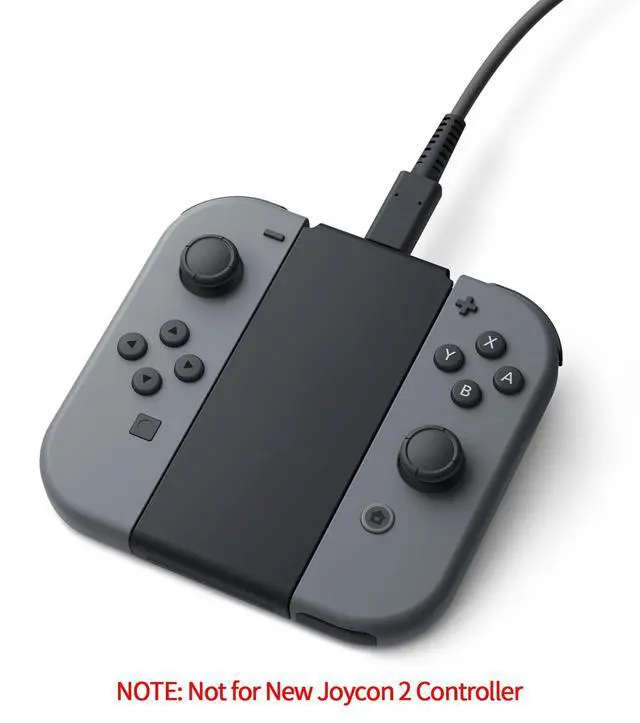 Alt view image 3 of 7 - Joycon Charging Stand (Two - Way) - 2 Way Switch Joy Con Controller Charger Charging Accessories with Charging Cable - NOT for Joycon Gen 2 Controller