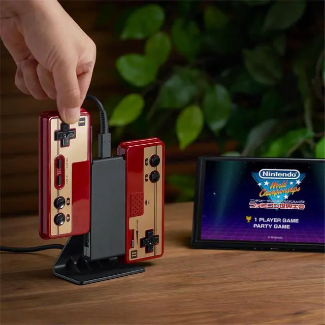 Alt view image 6 of 7 - Joycon Charging Stand (Two - Way) - 2 Way Switch Joy Con Controller Charger Charging Accessories with Charging Cable - NOT for Joycon Gen 2 Controller