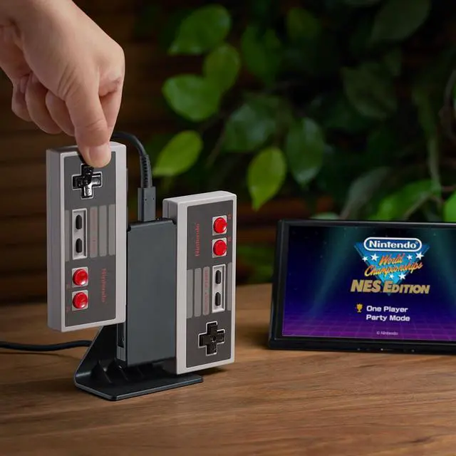 Alt view image 7 of 7 - Joycon Charging Stand (Two - Way) - 2 Way Switch Joy Con Controller Charger Charging Accessories with Charging Cable - NOT for Joycon Gen 2 Controller