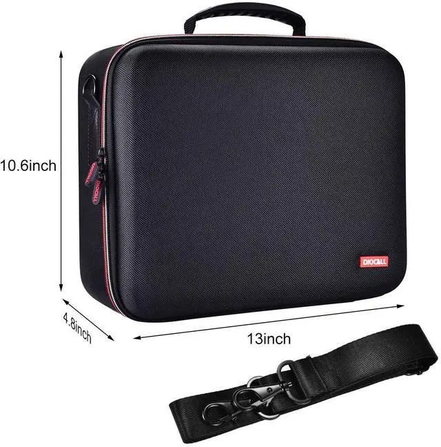 Alt view image 4 of 7 - Deluxe Hard Carrying Case Compatible with Nintendo Switch and Switch Oled 2021, Travel Bag Fit Switch Pro Controller