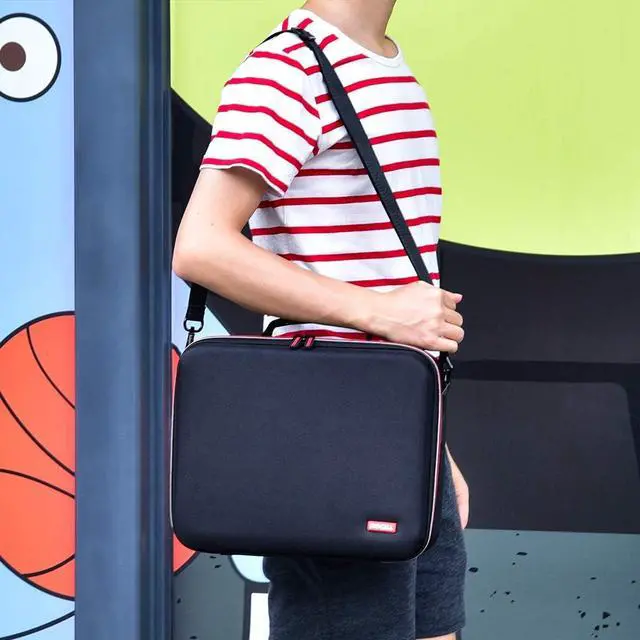 Alt view image 7 of 7 - Deluxe Hard Carrying Case Compatible with Nintendo Switch and Switch Oled 2021, Travel Bag Fit Switch Pro Controller