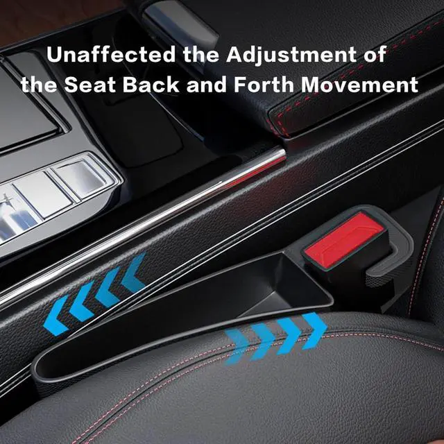 Alt view image 2 of 7 - 2 Pack Car Seat Gap Filler Organizer Universal Car Gap Seat Filler for Cars & SUVsSpace-Saving Car Organizer Storage BoxPrevents Item DropsCar Seat Gap Filler for Clutter-Free Interior