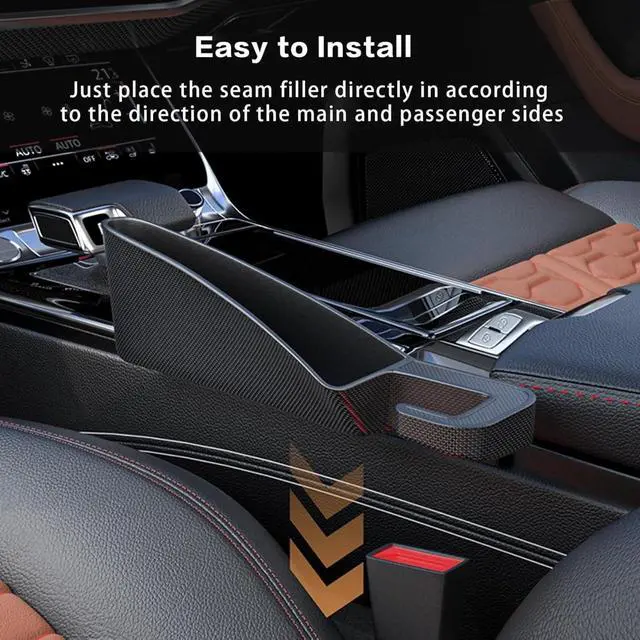 Alt view image 5 of 7 - 2 Pack Car Seat Gap Filler Organizer Universal Car Gap Seat Filler for Cars & SUVsSpace-Saving Car Organizer Storage BoxPrevents Item DropsCar Seat Gap Filler for Clutter-Free Interior