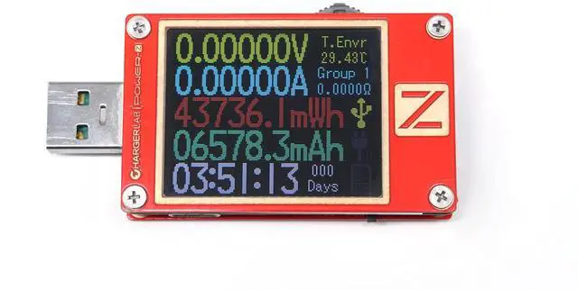 Main image of Power-Z KT002 USB-A PD Tester Voltage & Current Tester Power & Capacity Tester