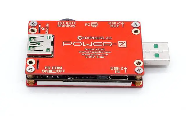 Alt view image 3 of 7 - Power-Z KT002 USB-A PD Tester Voltage & Current Tester Power & Capacity Tester