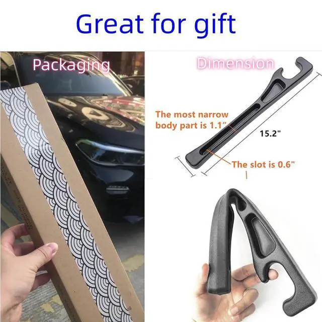 Alt view image 6 of 6 - Car Seat Gap Filler Accessories,Storage Organizer Fit Car SUV Truck Fill The Gap Between Seat & Console Vehicle Console Side Pockets (Black)