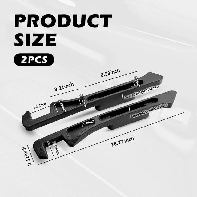 Alt view image 2 of 7 - 2PCS Deepened Car Seat Gap Filler Organizer,Multi-Purpose 2 in 1 Car Gap Filler with Bottom Charging Opening for Avoiding Item Falling,Universal No Drop Seat Guard for Cars