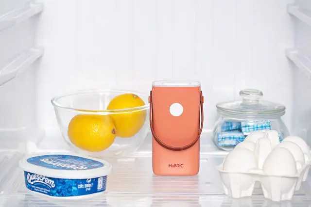 Alt view image 6 of 7 - Mini Portable Air Purifier - Cordless Air that does not require a HEPA filter & Eliminates Odors - Cars, Pet Litters, & Shoe Closet (Pink)