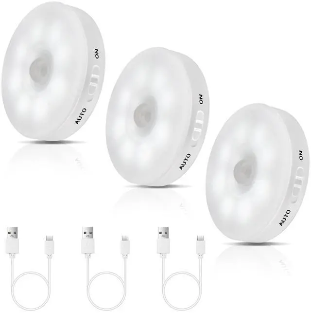 Main image of Improved LED Motion Sensor Light Indoor, Bright & Long-Lasting