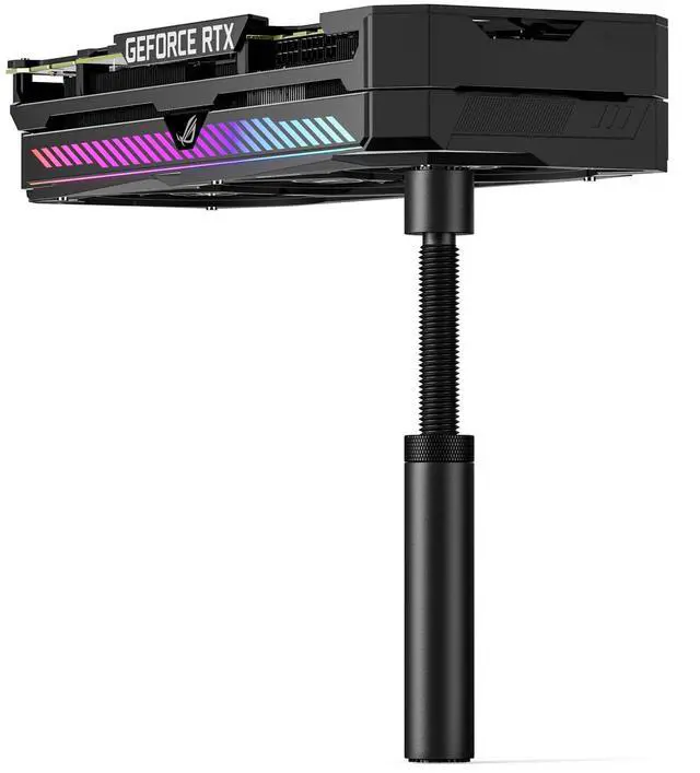 Main image of GPU Support Bracket, Anti-Sag Graphics Card Support, Video Card Holder, L(70mm-120mm), Black