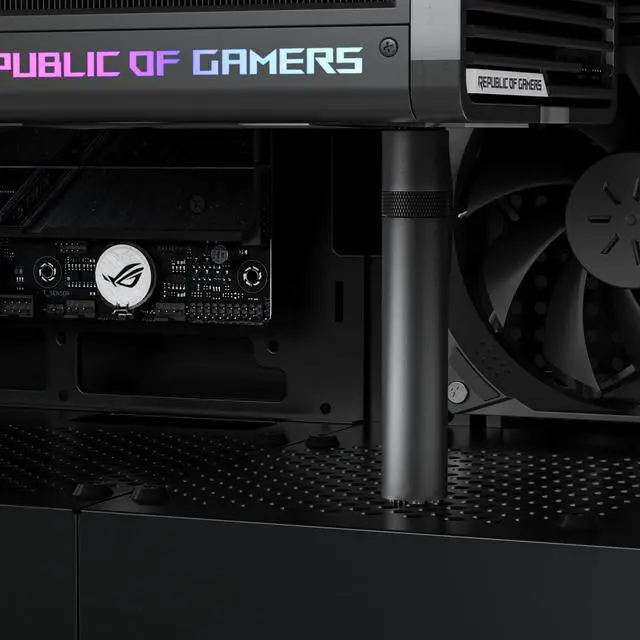 Alt view image 5 of 7 - GPU Support Bracket, Anti-Sag Graphics Card Support, Video Card Holder, L(70mm-120mm), Black