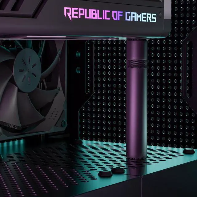 Alt view image 6 of 7 - GPU Support Bracket, Anti-Sag Graphics Card Support, Video Card Holder, L(70mm-120mm), Black