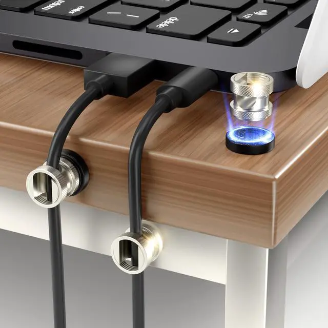 Alt view image 2 of 7 - Magnetic Cord Holder,3 Pack Charger Holders for Cords