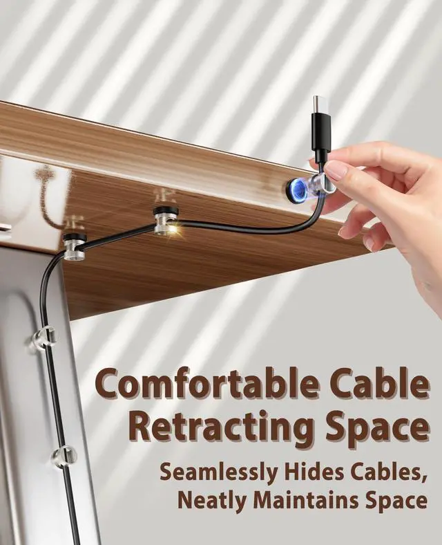Alt view image 3 of 7 - Magnetic Cord Holder,3 Pack Charger Holders for Cords