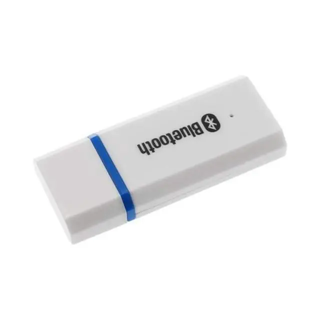 Alt view image 2 of 6 - USB Bluetooth Adapter, Bluetooth USB Audio Receiver Wireless Adapter for Home/Car Stereo System, Portable Speakers with AUX in & 3.5mm Cable (White)