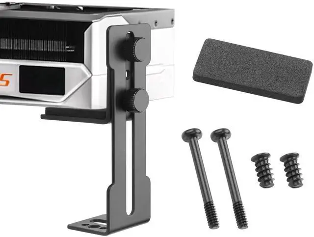 Main image of GPU Support Bracket, Graphics Card Support,Video Card Holder Bracket,Adjustable GPU Anti Sag Brace 6-96mm (Black)