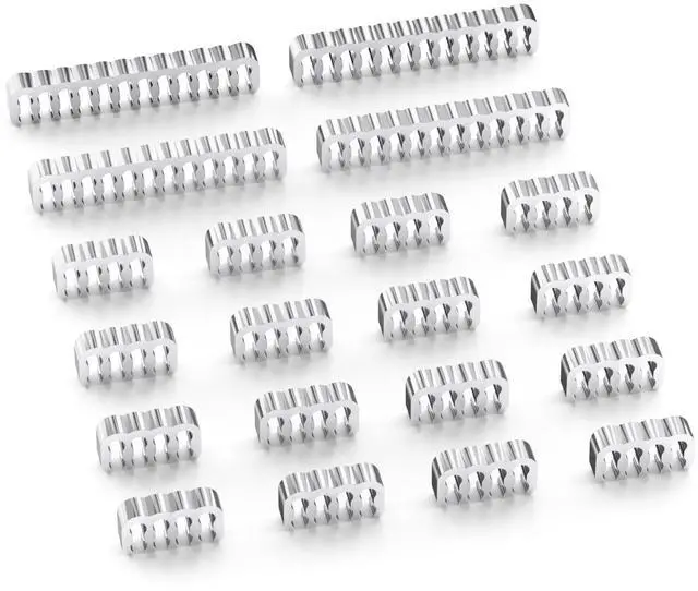 Main image of PSU Cable Combs, Zinc Alloy PC Clips for 16AWG-18AWG Wires, Power Supply Cables Comb Organizers (24 Pin & 8 Pin) Cable Management for Clean PC Build