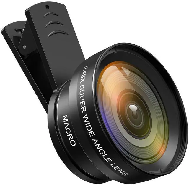 Main image of Phone Camera Lens Kit, 0.45X Wide Angle + 15X Macro Lens