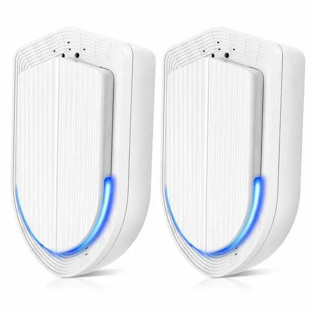 Main image of Plug In Air Ionizers - 2 Pack Negative Ion Technology Air Purifier, Quiet Mini Air Freshener for Home, Bedroom, Office, Basement - Portable Air Purifiers for Odor, Dust, Smoke, Pet Smell White