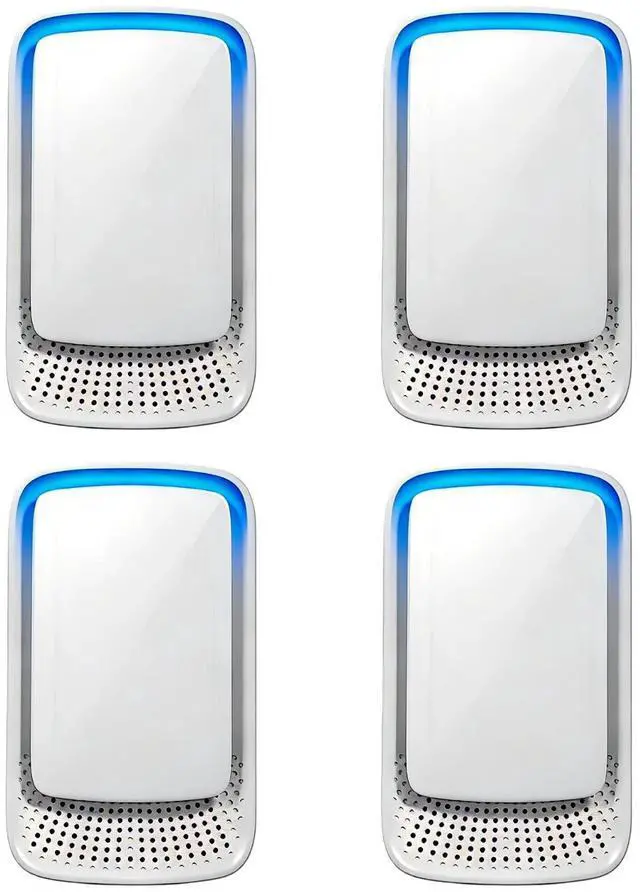 Main image of Air Ionizers for Home - 4 Pack Negative Ion Air Purifier Plug in for Small Room,Bedroom,Bathroom,Office - Quiet Working - Portable Air Cleaner Freshener for Odor,Pets Smell