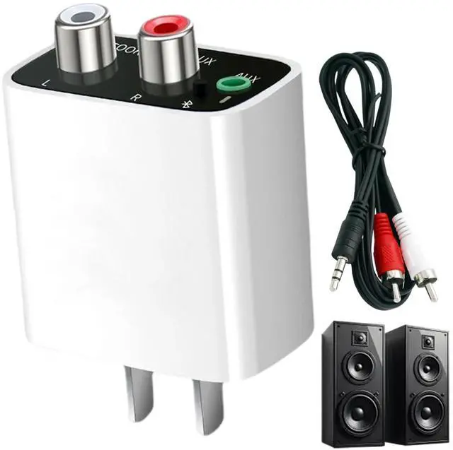 Main image of Bluetooth 5.4 Receiver Upgrade Old Speakers to Wireless Audio, for Old Stereo/Speaker/Wired Speakers/Home Audio Music Streaming Stereo System (White-1Set)