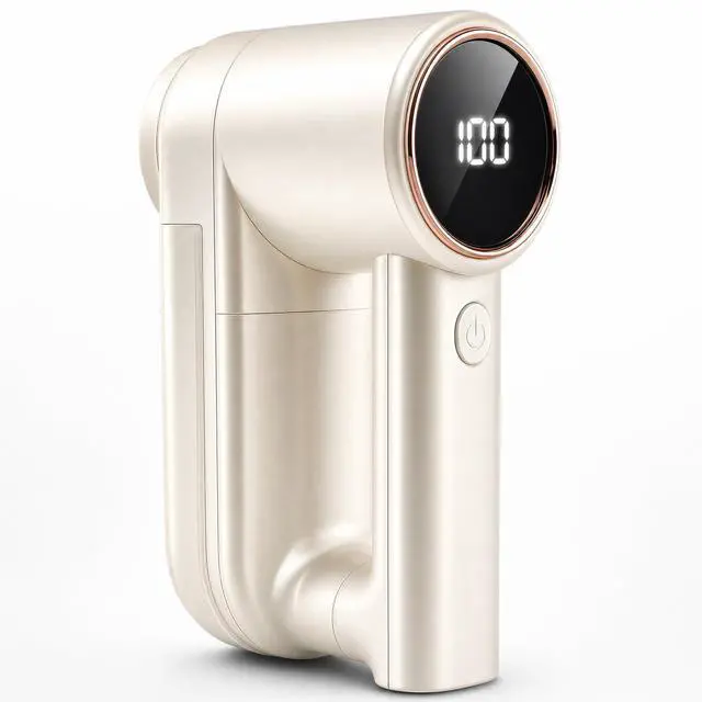 Main image of Fabric Shaver, Lint Shaver with 3 Speeds, Type-C Fast Charging Lint Remover, 6 Blade, LED Display, Sweater Shaver with 2 Replacement Blades, Pilling Remover for Clothes, Couch, Blanket
