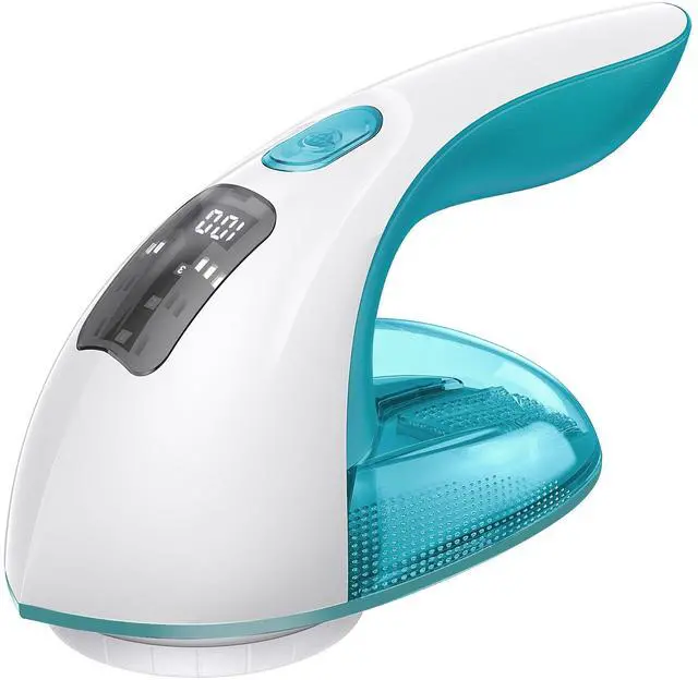 Main image of Rechargeable Fabric Shaver and Lint Remover, 3-Speed Adjustable Sweater Shaver with 6-Leaf Replaceable Stainless Steel Blades, 2.6Inch Large Mesh, Removable Bin for Clothes Fuzz, Lint, Pills, Bobbles