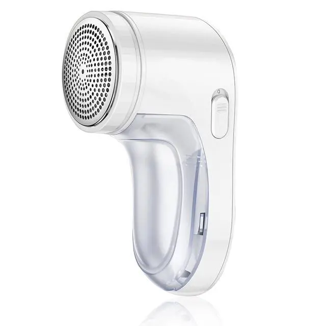 Main image of Electric Fabric Shaver, Lint Remover for Clothes, Rechargeable Sweater Shaver to Remove Fuzz and Pill for Sweater, Delicates, Bedding and Couch (White)