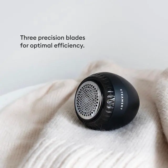 Alt view image 4 of 5 - Fabric Shaver Pilo 1, Lint Remover for Pills and Bobbles, 5W, Portable, Rechargeable, Ergonomic, Scandinavian Design, Black