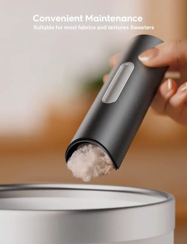 Alt view image 7 of 7 - Fabric Shaver, Electric Lint Remover Rechargeable, Lint Shaver, Sweater Shavers to Remove Pilling, Sweater Defuzzer, Depillers for Clothes, Furniture (Dark Grey)