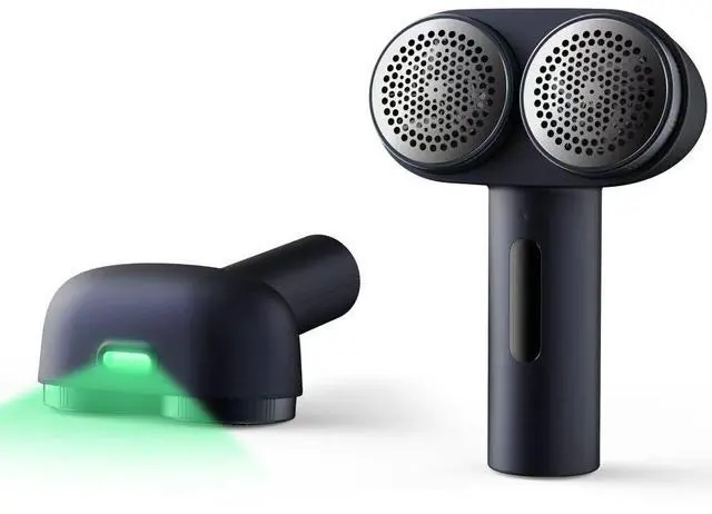 Main image of Electric Professional Dual-Head Fabric Shaver and Lint Remover and Clothes Shavers with Green Light aided Identification, 3-Speeds (M5)