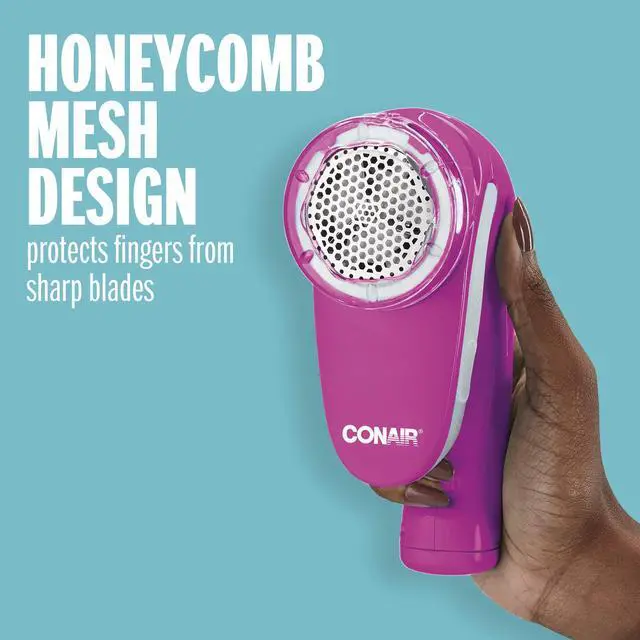 Alt view image 5 of 6 - Fabric Shaver and Lint Remover, Battery Operated Portable Fabric Shaver, Pink