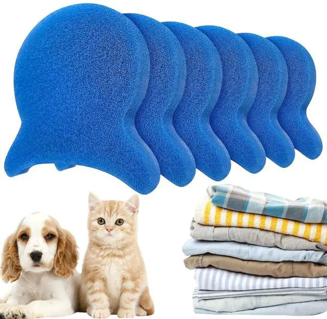Main image of Pet Hair Remover for Laundry, Reusable Dog & Cat Hair Remover Tool, Effectively Removes Pet Hair, Lint and Dander from Bedding and Clothing, Suitable for Washing Machines, Dryers 6PCS