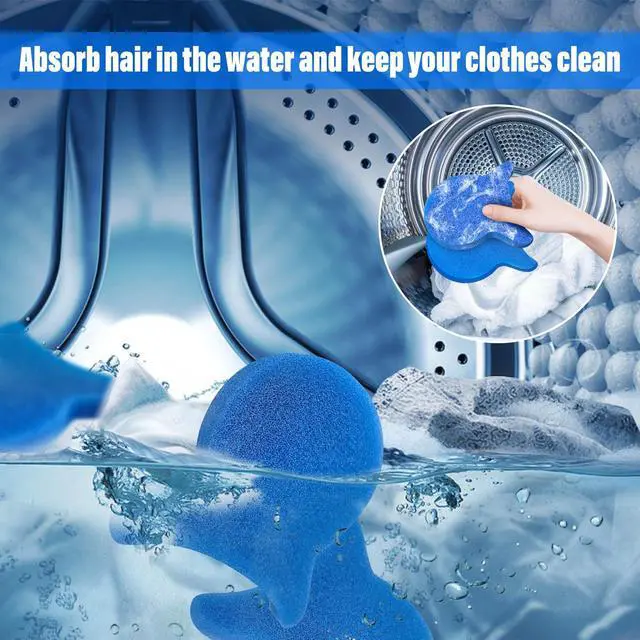 Alt view image 4 of 7 - Pet Hair Remover for Laundry, Reusable Dog & Cat Hair Remover Tool, Effectively Removes Pet Hair, Lint and Dander from Bedding and Clothing, Suitable for Washing Machines, Dryers 6PCS