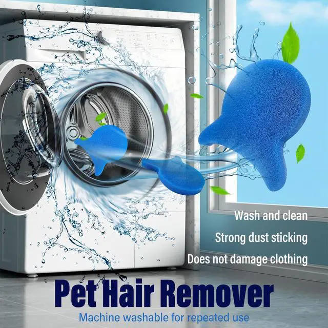 Alt view image 2 of 7 - Pet Hair Remover for Laundry, Reusable Dog & Cat Hair Remover Tool, Effectively Removes Pet Hair, Lint and Dander from Bedding and Clothing, Suitable for Washing Machines, Dryers 6PCS