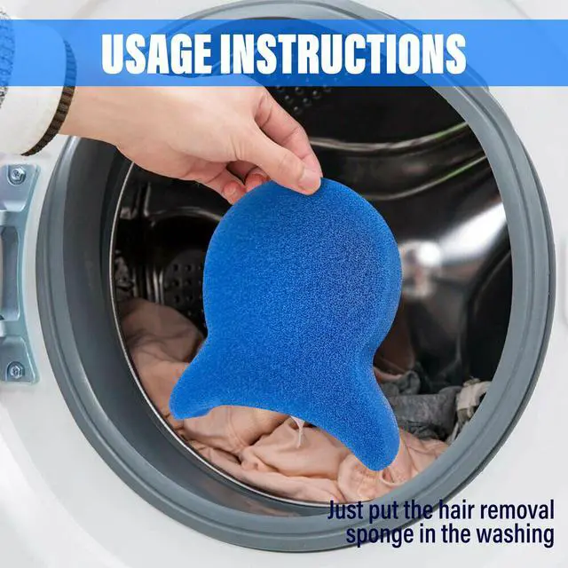 Alt view image 3 of 7 - Pet Hair Remover for Laundry, Reusable Dog & Cat Hair Remover Tool, Effectively Removes Pet Hair, Lint and Dander from Bedding and Clothing, Suitable for Washing Machines, Dryers 6PCS