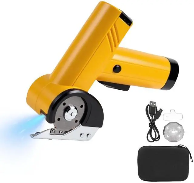 Main image of Cordless Electric Scissors, Yellow