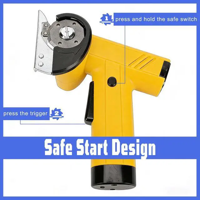 Alt view image 4 of 7 - Cordless Electric Scissors, Yellow